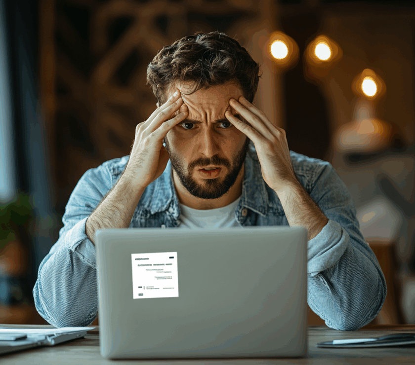 u9359815253_a_frustrated_customer_receiving_an_error_on_a_che_a7cf4e07-d9f5-49a8-ae91-259bfc08d66e_2