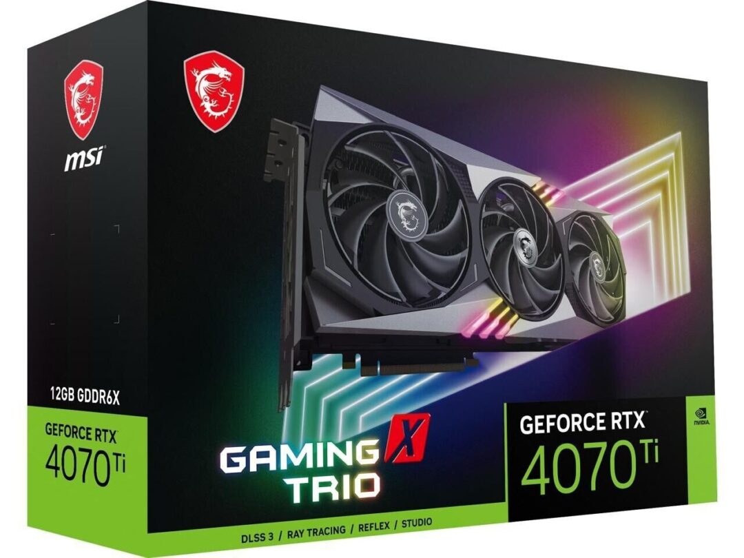 MSI Gaming GeForce 4070 Ti GAMING X TRIO 12GB GDDR6X Video Card - Image 8