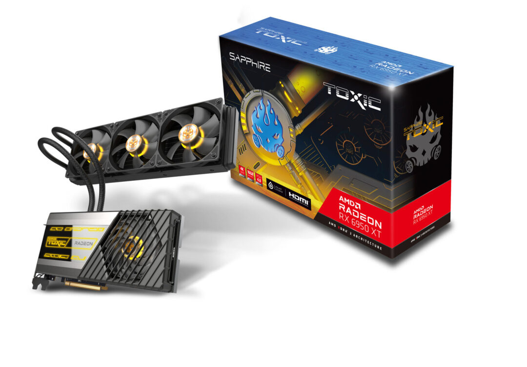 Sapphire Toxic AMD Radeon RX 6950 XT Liquid Cooled Graphics Card with 16GB GDDR6