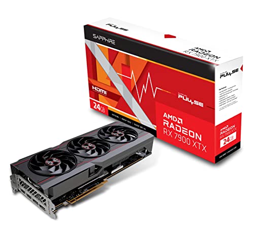 Sapphire Pulse AMD Radeon RX 7900 XTX 24GB GDDR6 Gaming Graphics Card