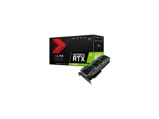 PNY GeForce RTX 3090 24GB XLR8 Gaming EPIC-X RGB Triple Fan Graphics Card, VCG309024TFXPPB