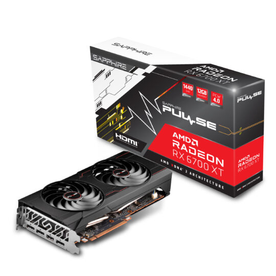 SAPPHIRE PULSE Radeon RX 6700 XT 12GB GDDR6 Graphics Card 11306-02-20G