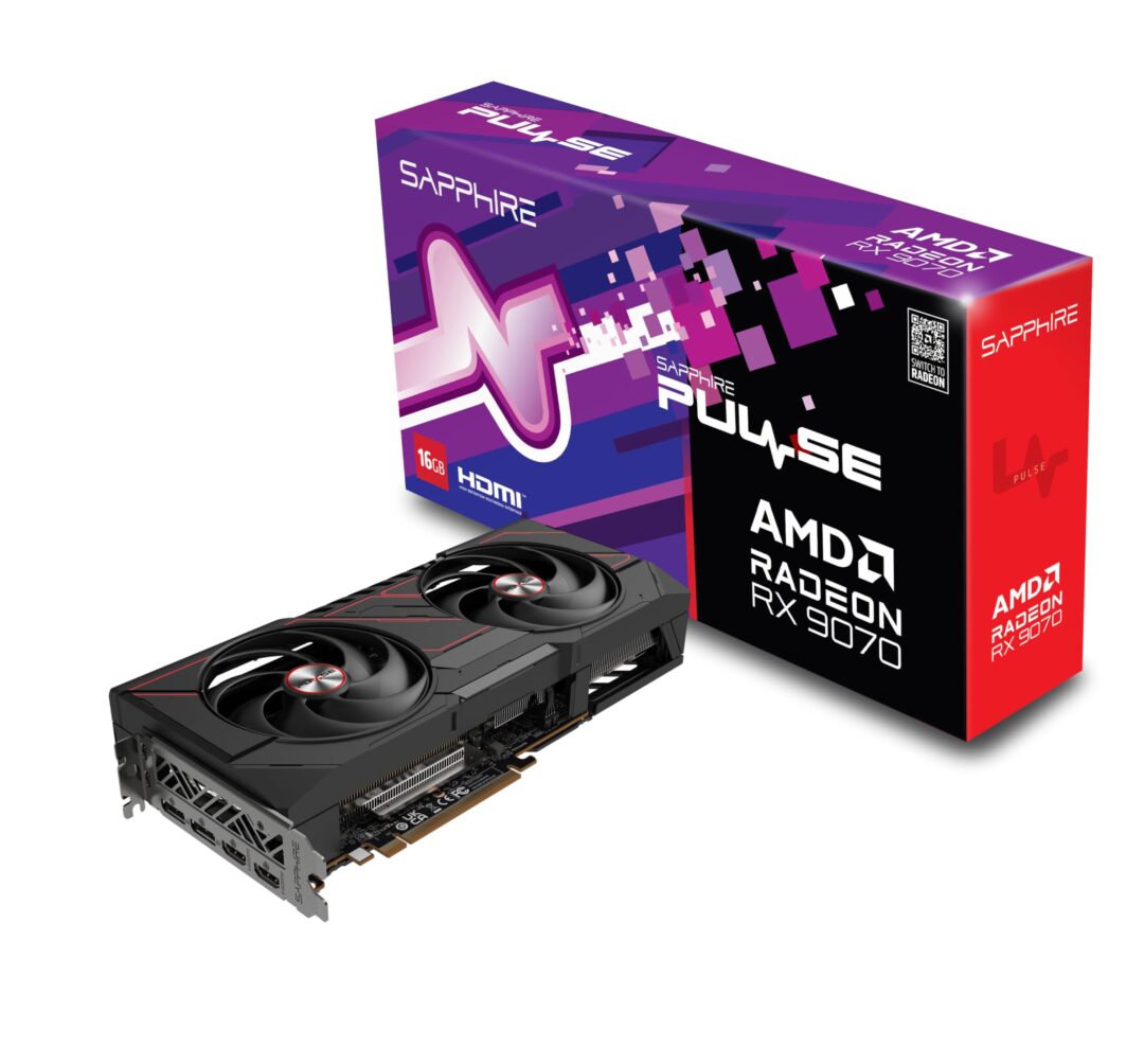 Sapphire Pulse AMD Radeon RX 9070 Gaming Graphics Card with 16GB GDDR6