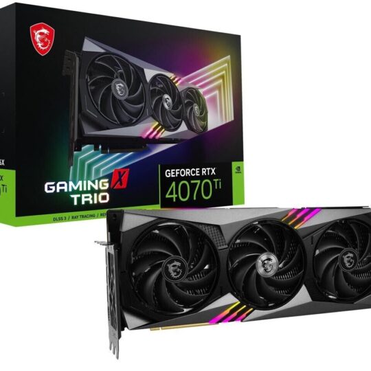 MSI Gaming GeForce 4070 Ti GAMING X TRIO 12GB GDDR6X Video Card