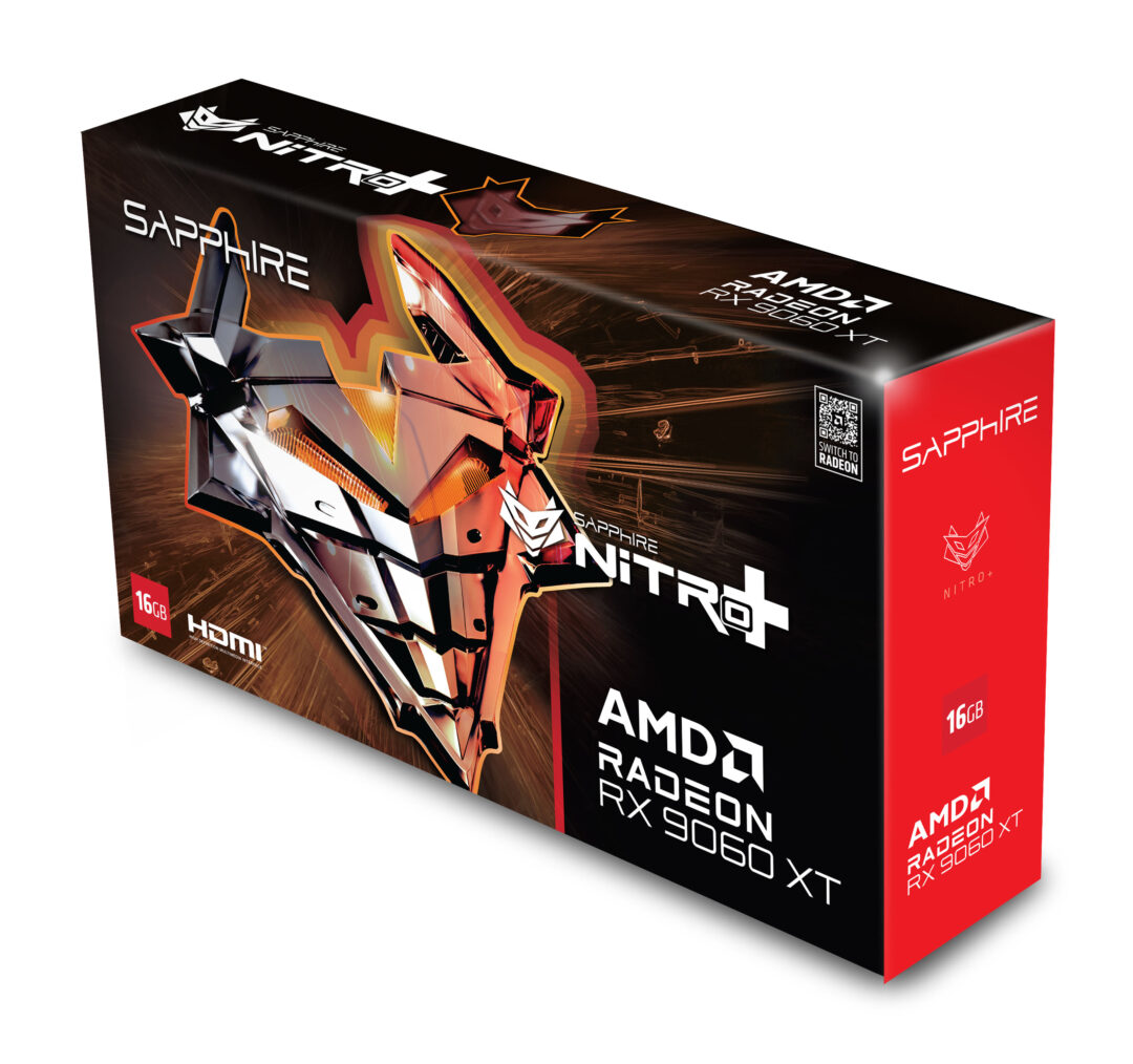Sapphire NITRO+ AMD RADEON™ RX 9060 XT GAMING OC 16GB GDDR6 DUAL HDMI / DP - Image 6