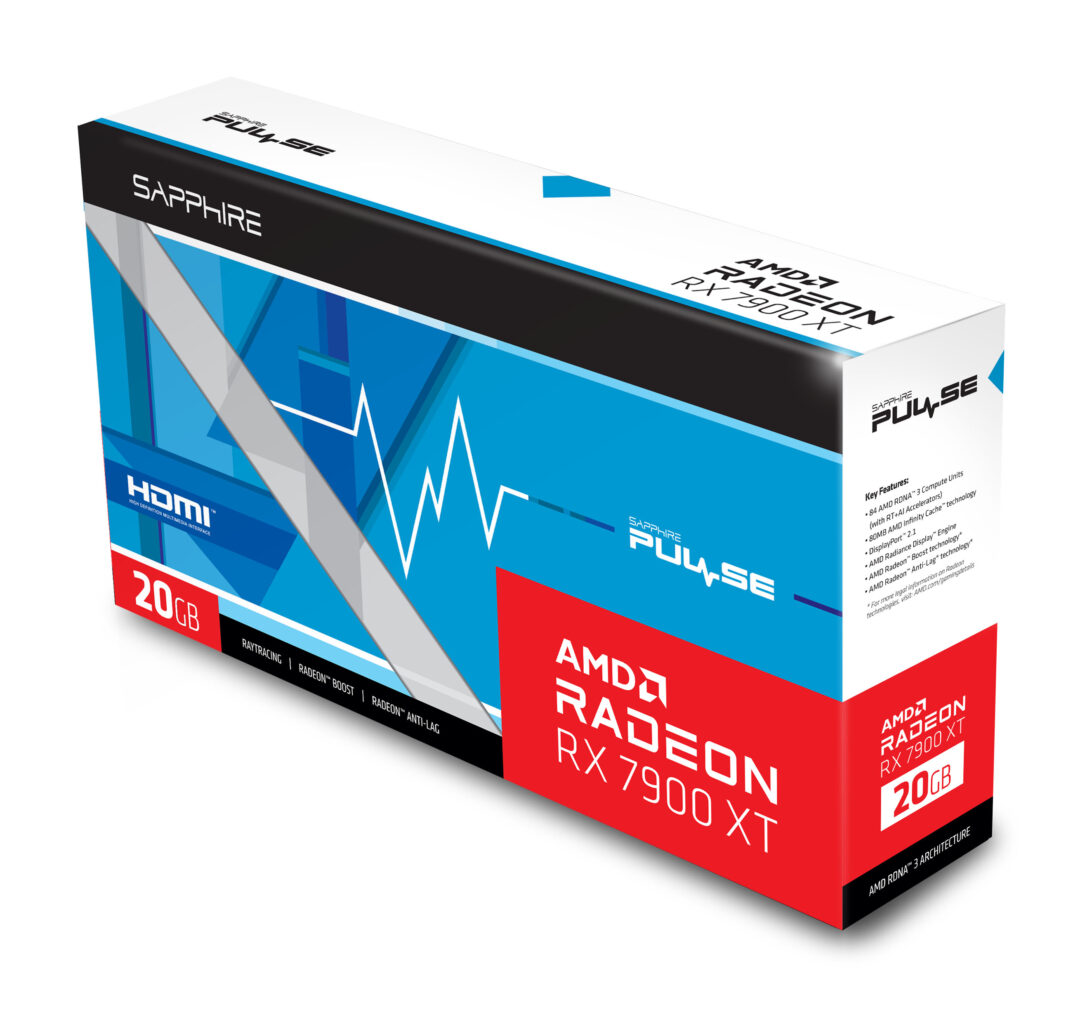 Sapphire PULSE AMD RADEON RX 7900 XT GAMING OC 20GB GDDR6 GRAPHICS CARD - Image 6