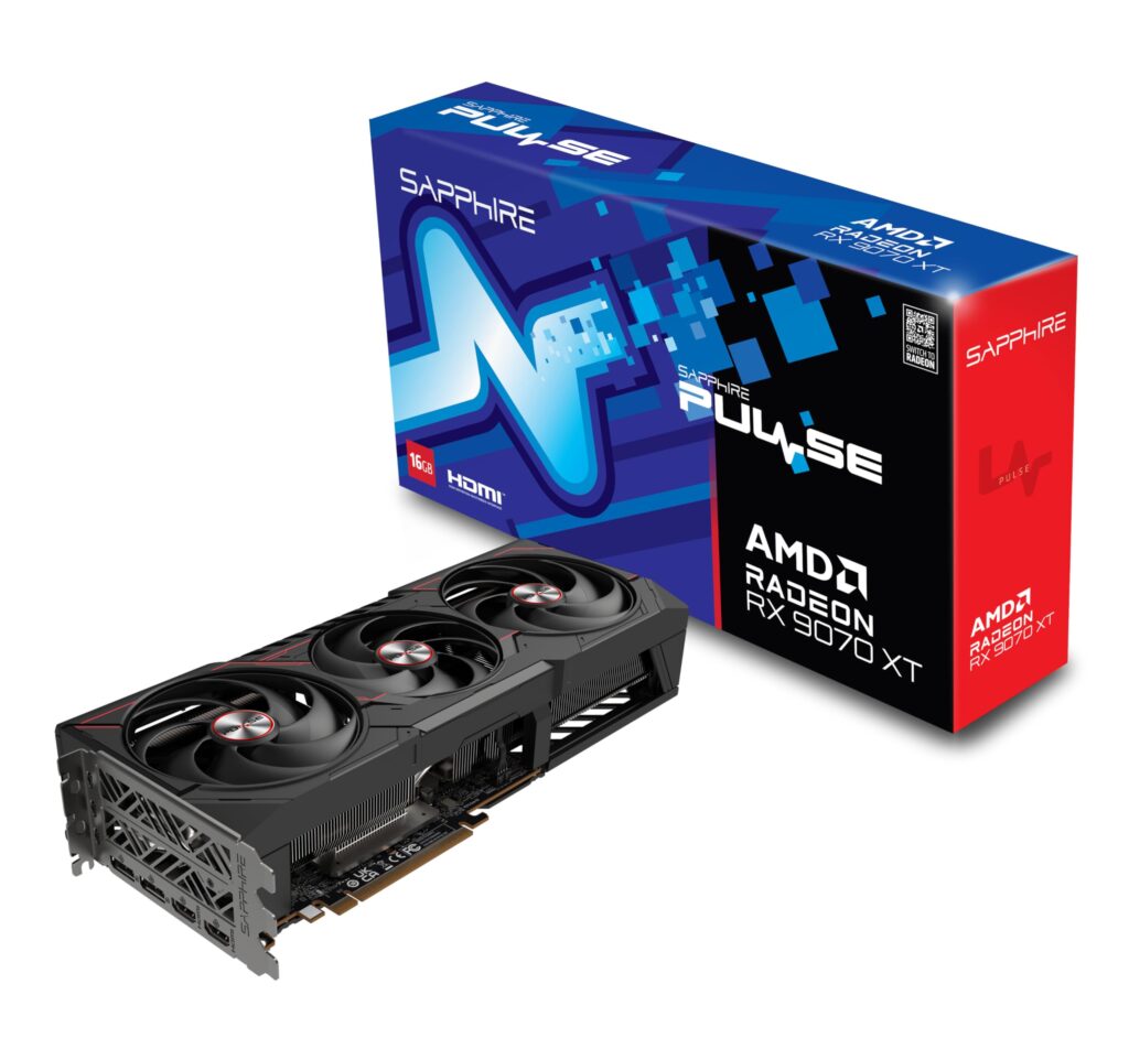 Sapphire Pulse AMD Radeon RX 9070 XT Gaming Graphics Card with 16GB GDDR6 OPEN BOX