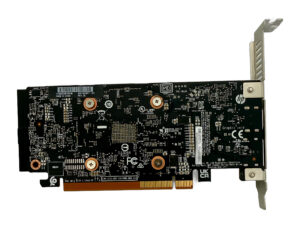 HP AMD Radeon RX 6400 rear PCB with HP branding, full-height bracket